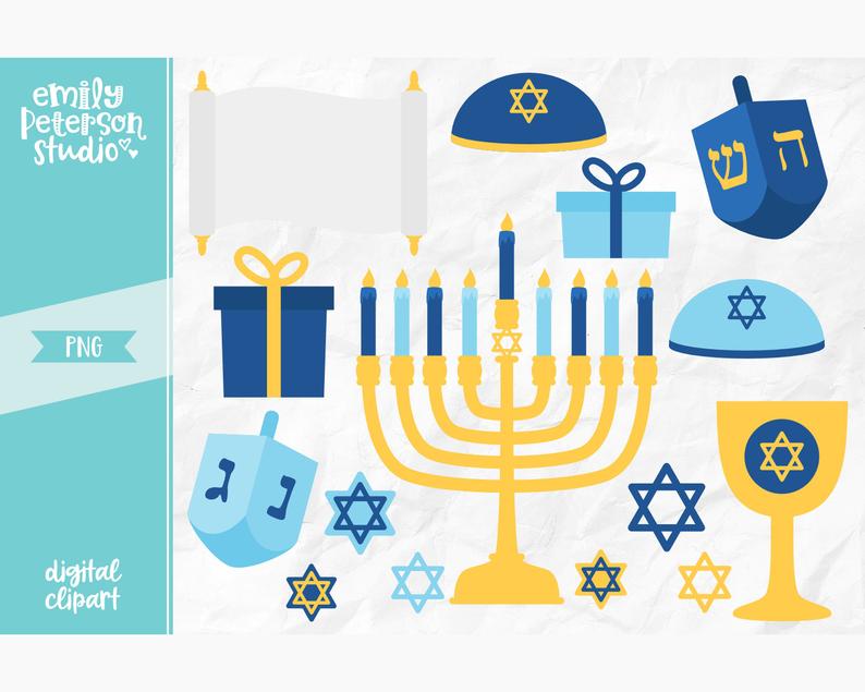 hanukkah clipart menorah