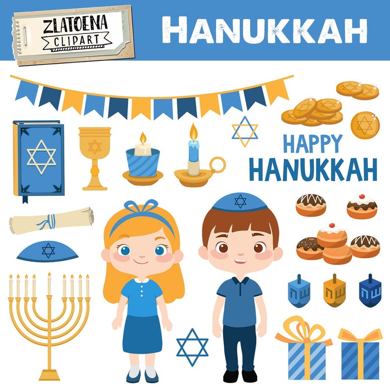 hanukkah clipart religious festival