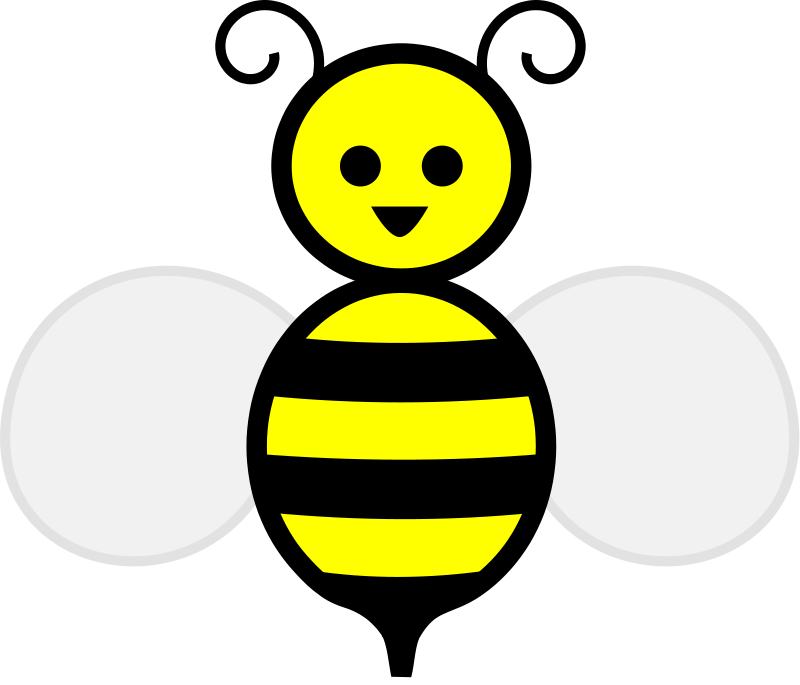 happiness clipart bee