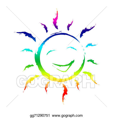 Stock illustration smiling shows. Happiness clipart joy