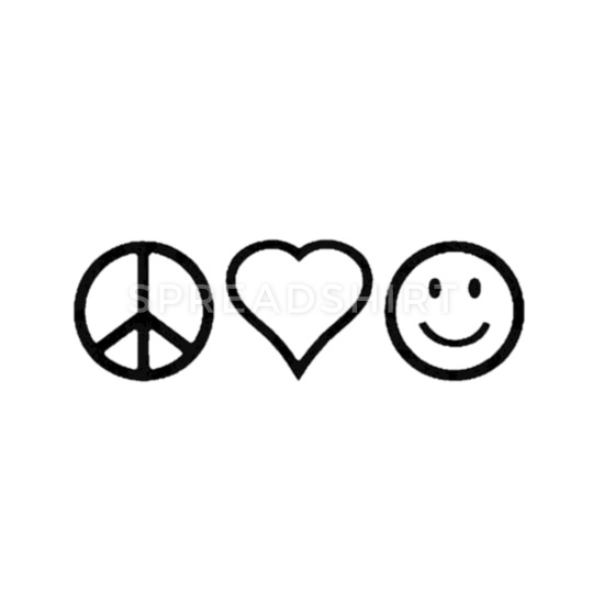 Happiness clipart peace love. 