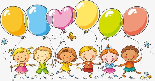 Happy clipart children day.  childrens balloons s