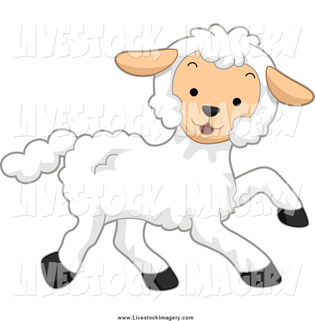 lamb clipart happy