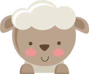 lamb clipart happy