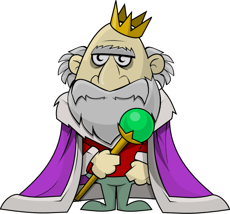 king clipart mean