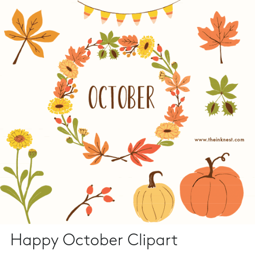 october clipart day