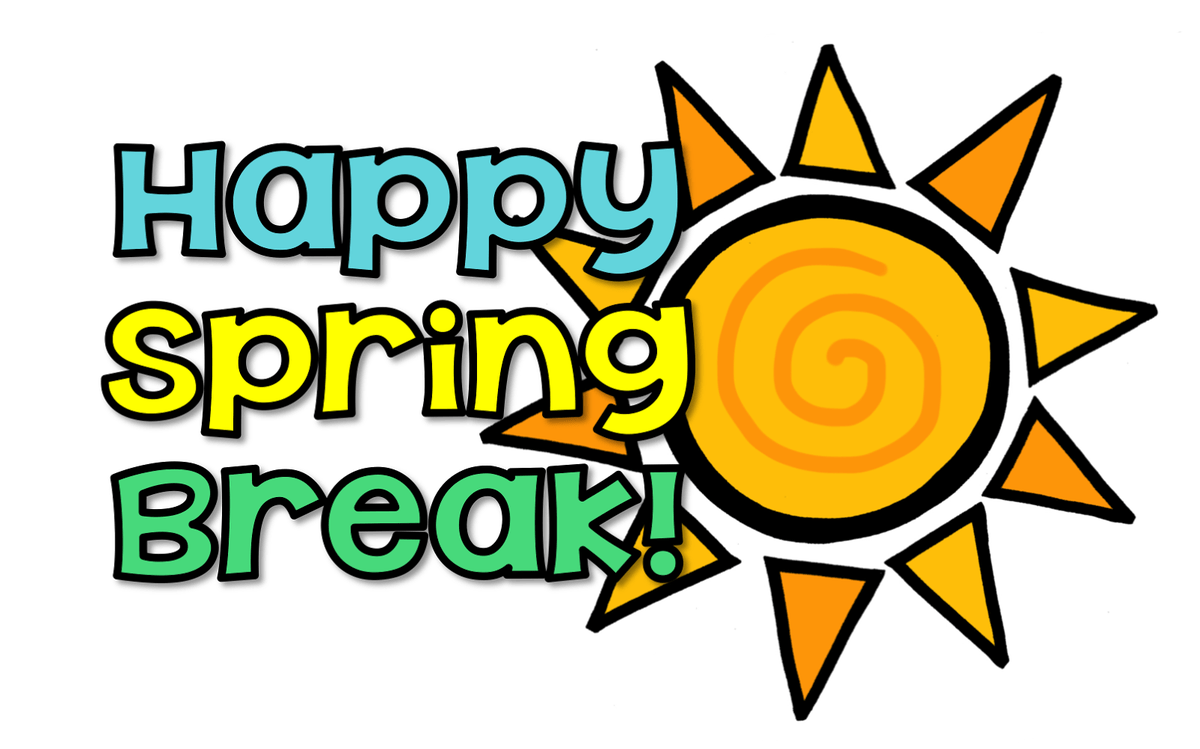 Break no school . Happy clipart spring