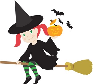 witch clipart happy