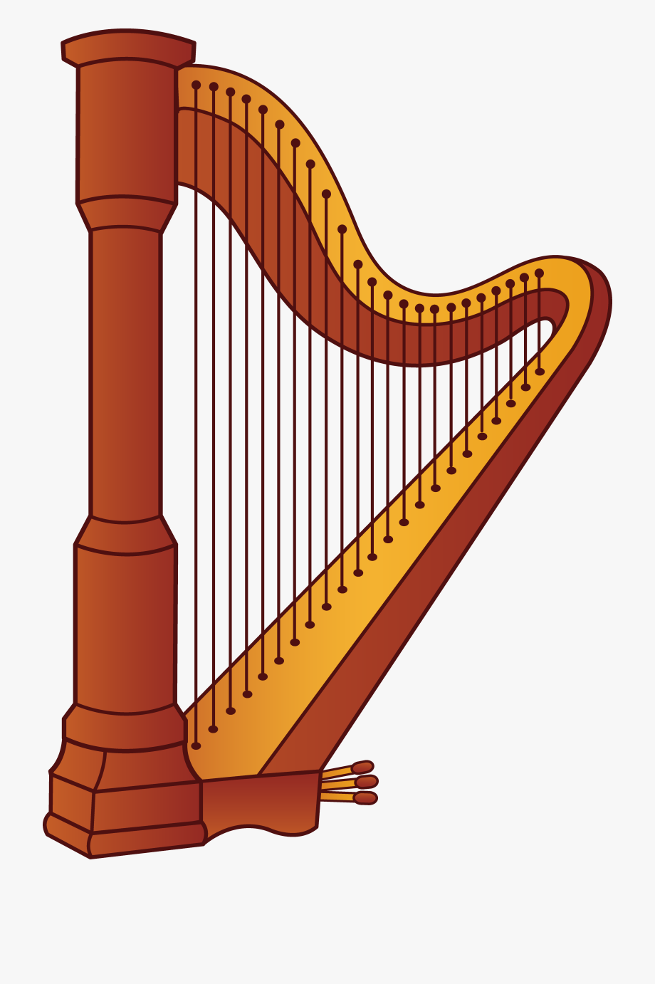 harp clipart classical instrument