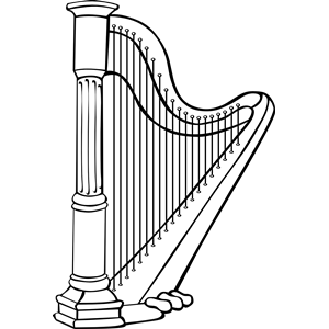 harp clipart clip art