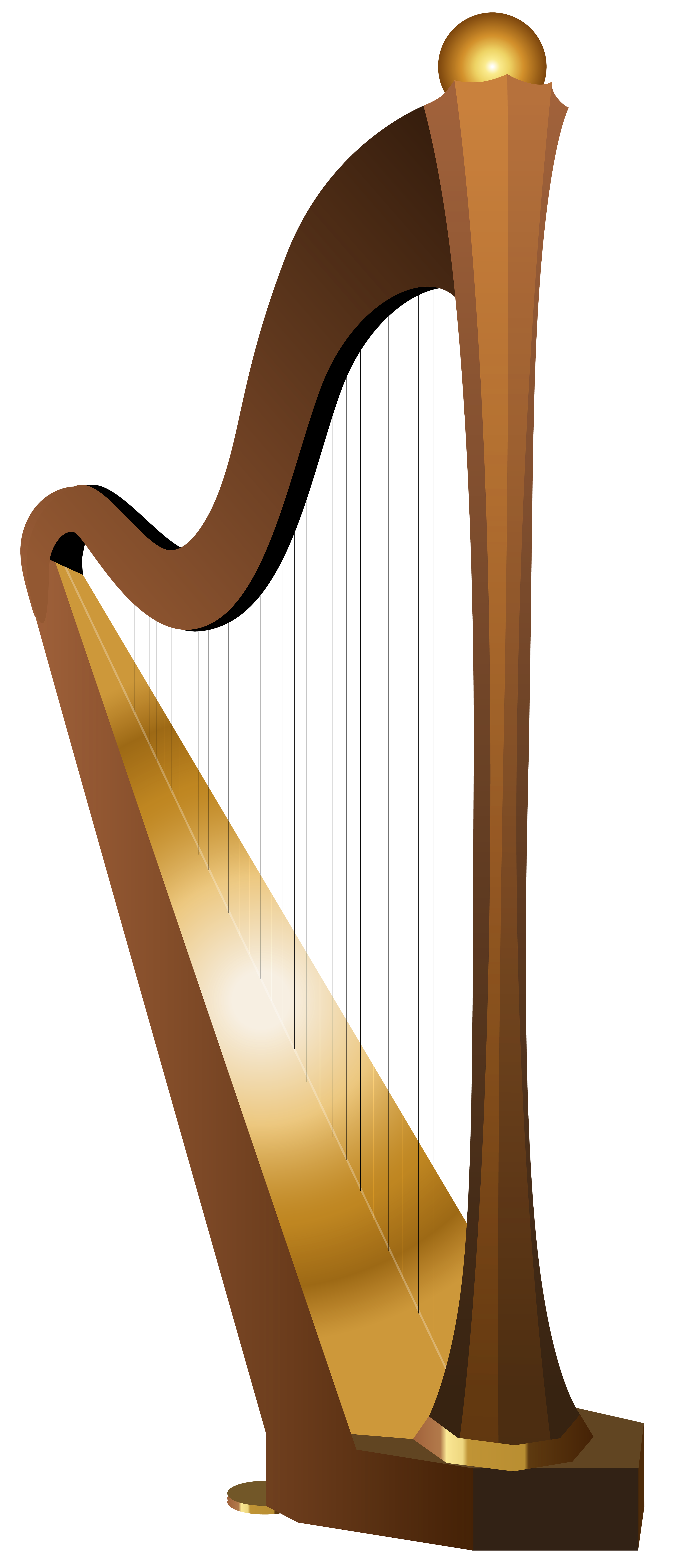 harp clipart full size