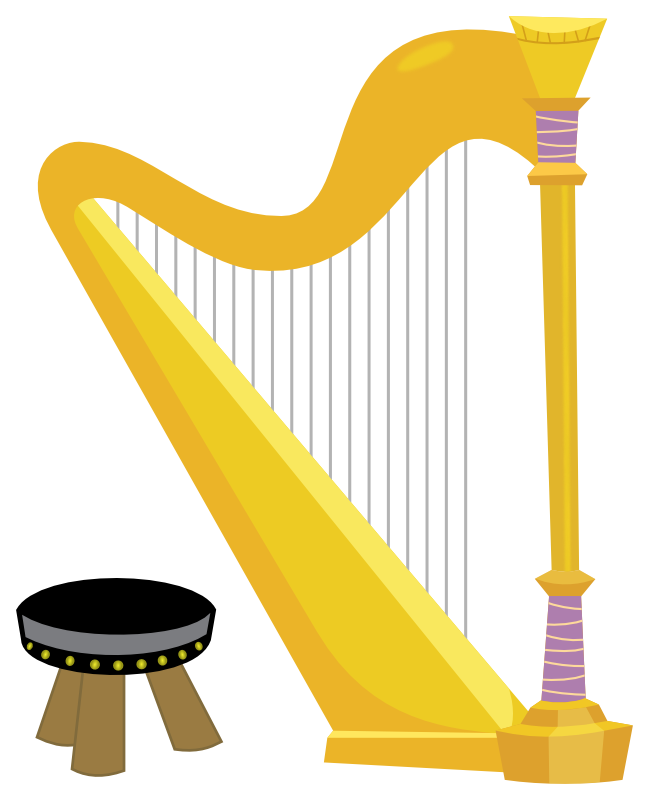 Harp gold harp