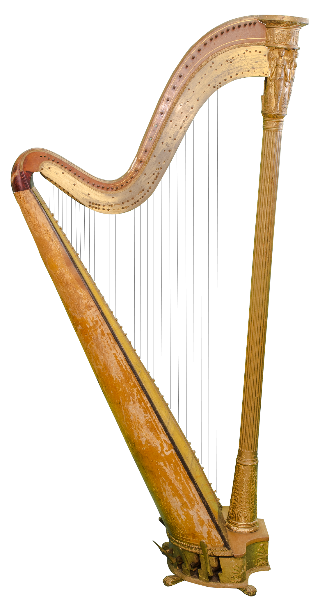 harp clipart harp instrument