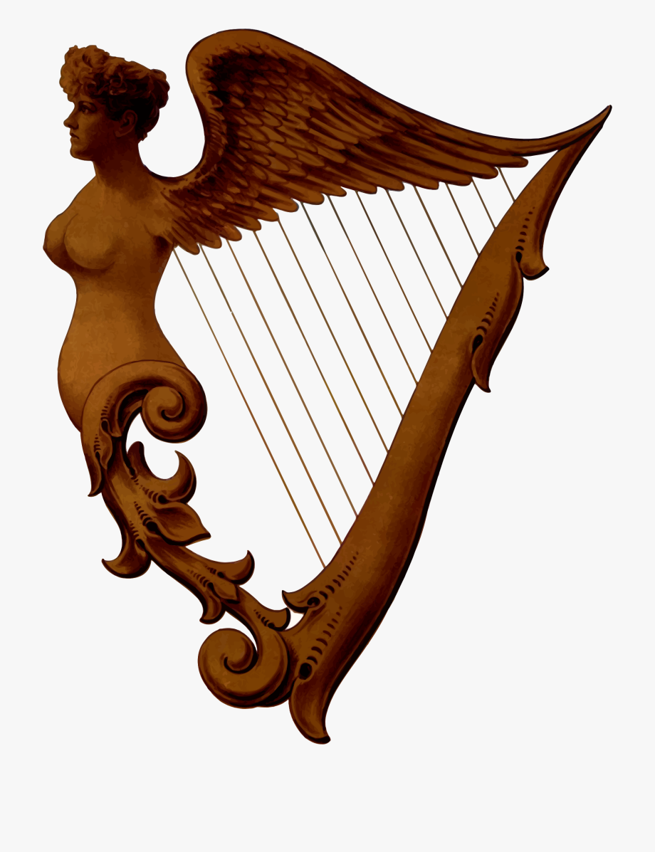 harp clipart harp instrument