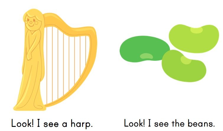 harp clipart jack and the beanstalk