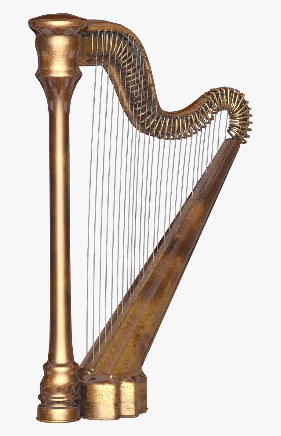 instruments clipart harp