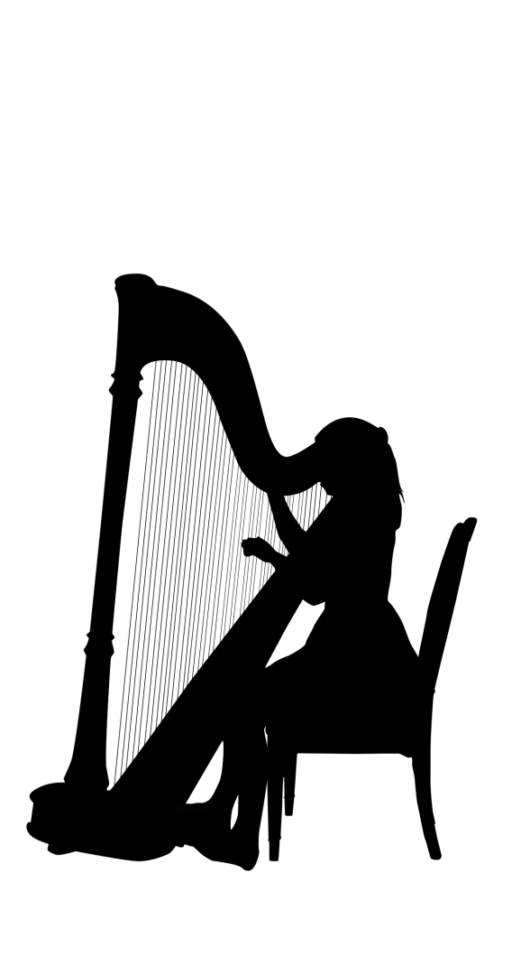 harp clipart orchestral