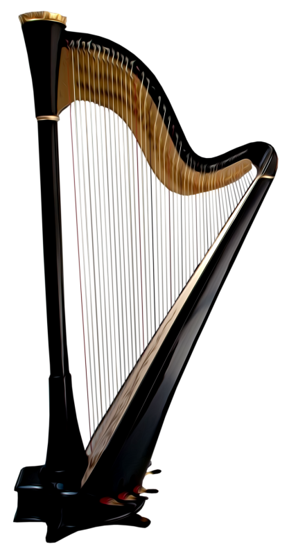 harp clipart psalterion