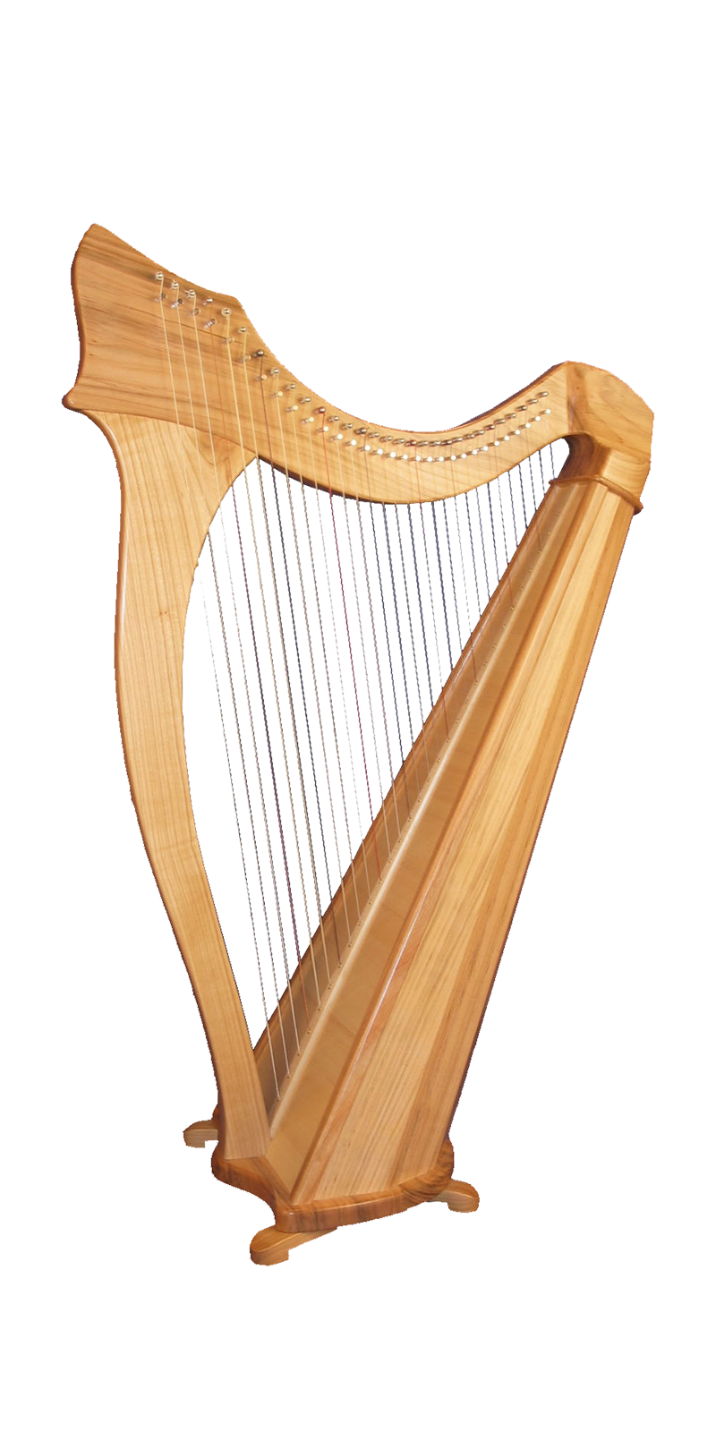 harp clipart real golden