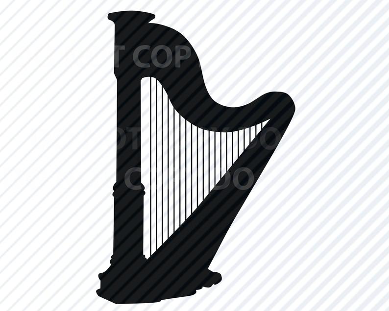 harp clipart svg