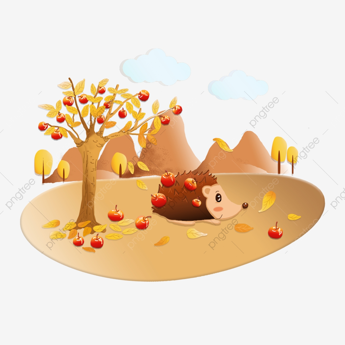 harvest clipart autumn scene