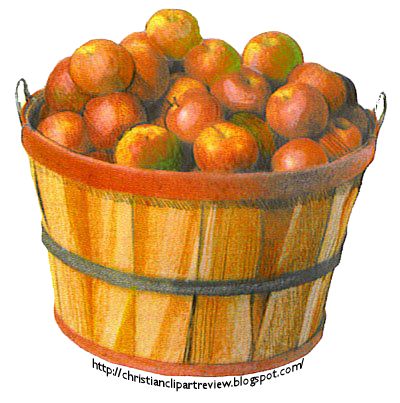 harvest clipart full basket