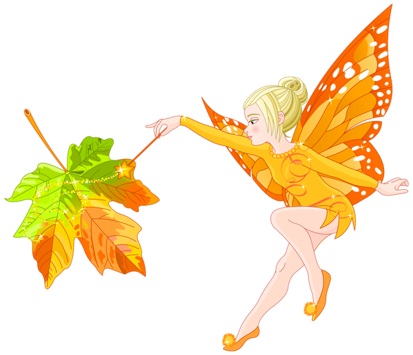 pumpkin clipart fairy