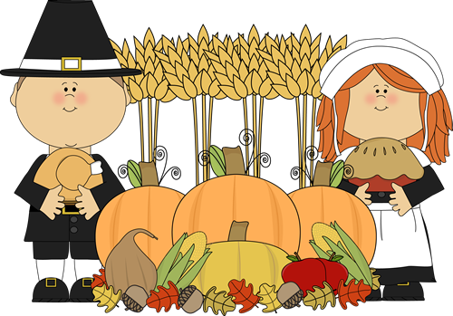 Harvest clipart thanksgiving. Pilgrims and clip art