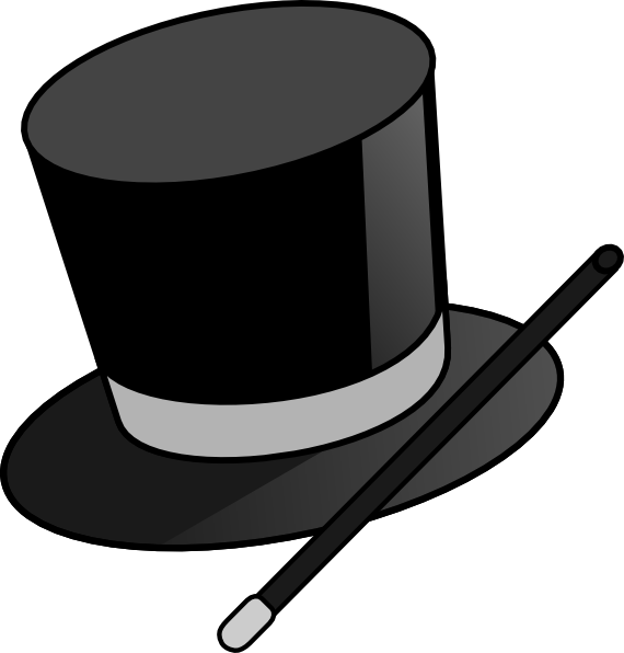 magic clipart magician hat