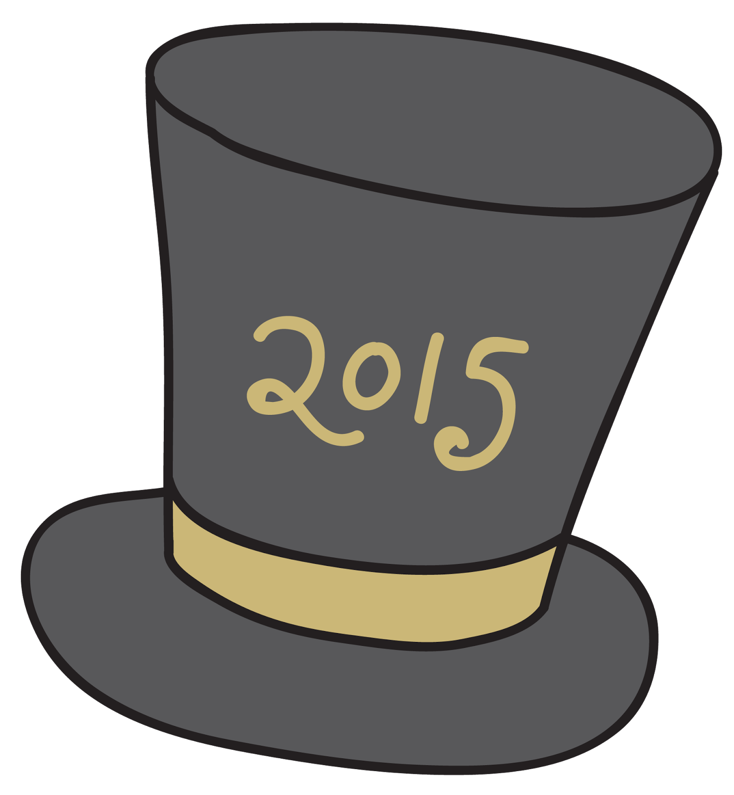 hat clipart new years eve