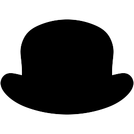 Mustache clipart mens hat. Silhouettes 