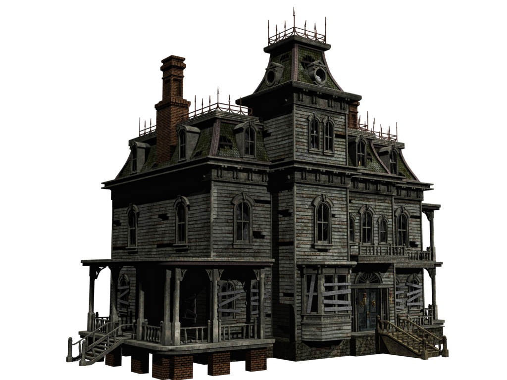 Haunted house png. Stock by roy d