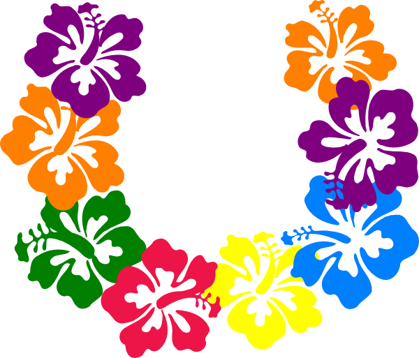 Hawaiian clip art free. Fiesta clipart floral