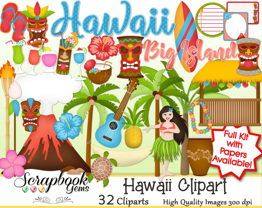 hawaii clipart