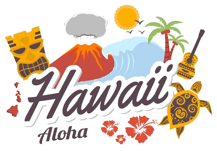 hawaii clipart cool font