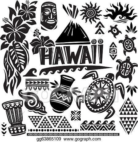 hawaii clipart drawing