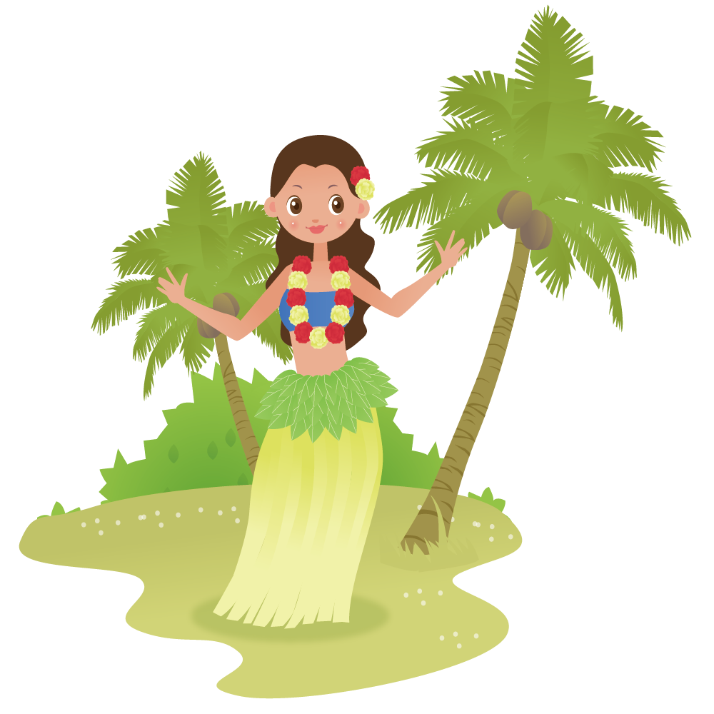 Hawaii hula girl