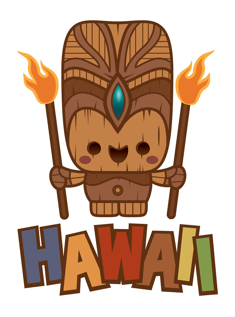 hawaii clipart kawaii