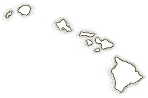 hawaii clipart outline