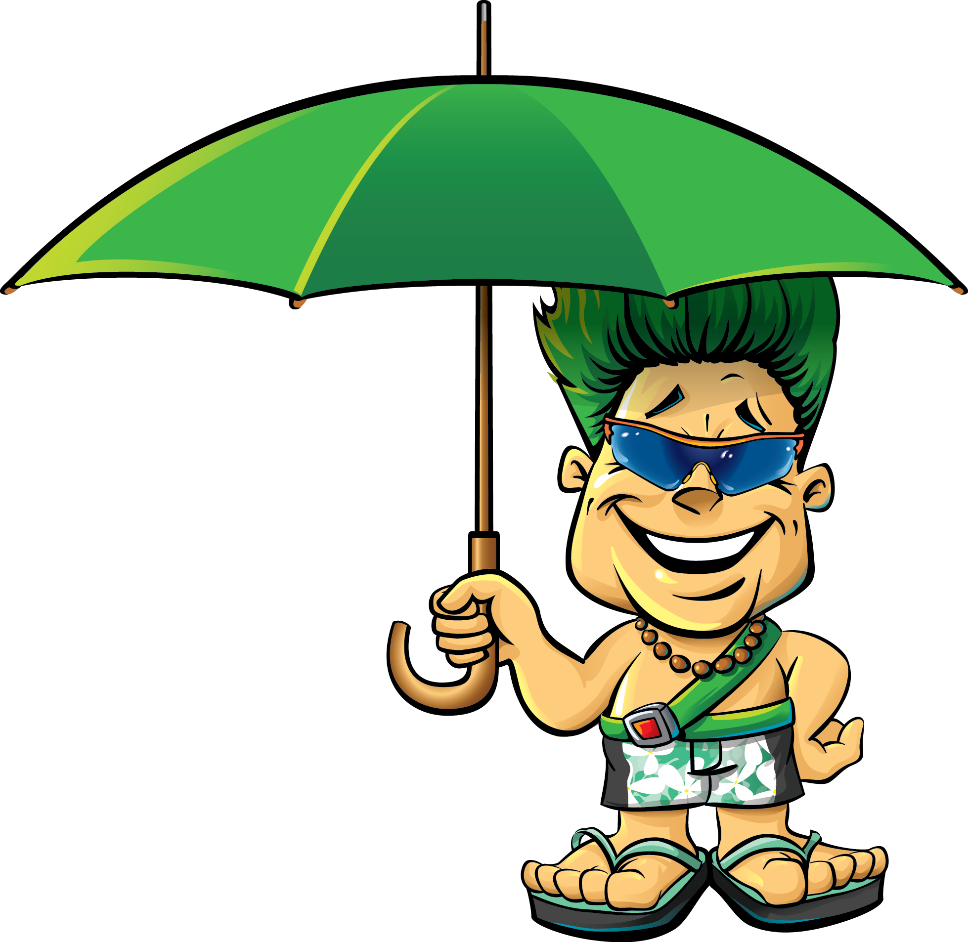 Rain or shine you. Hawaiian clipart umbrella