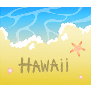 hawaii clipart word
