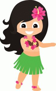 hawaiian clipart doll