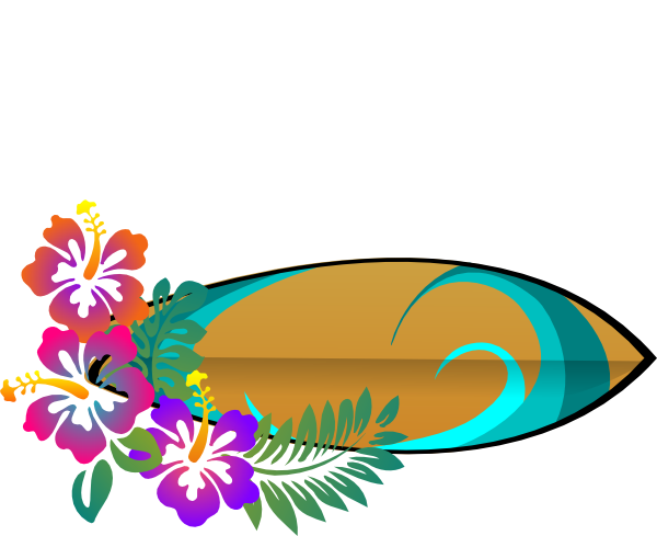 tiki clipart flower hawaiin