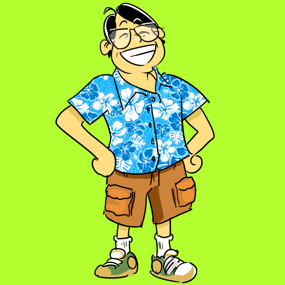 Hawaiian clipart person hawaiian.  shirt frees that