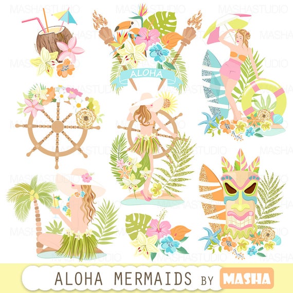 hawaiian clipart summer