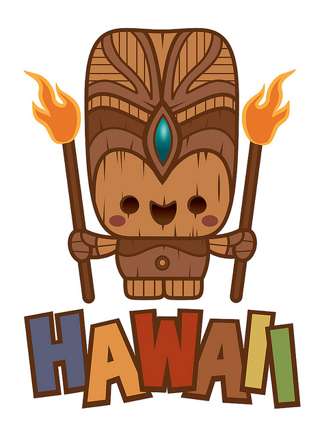 hawaiian clipart tiki head