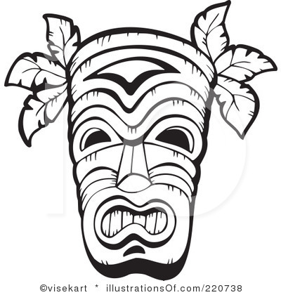 hawaiian clipart tribal