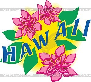 hawaiian clipart vector