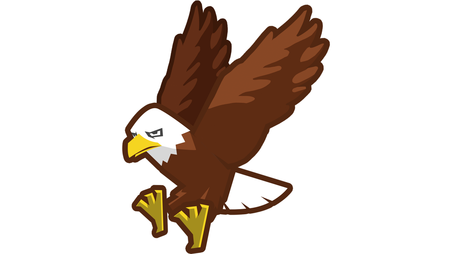 hawk clipart brown eagle