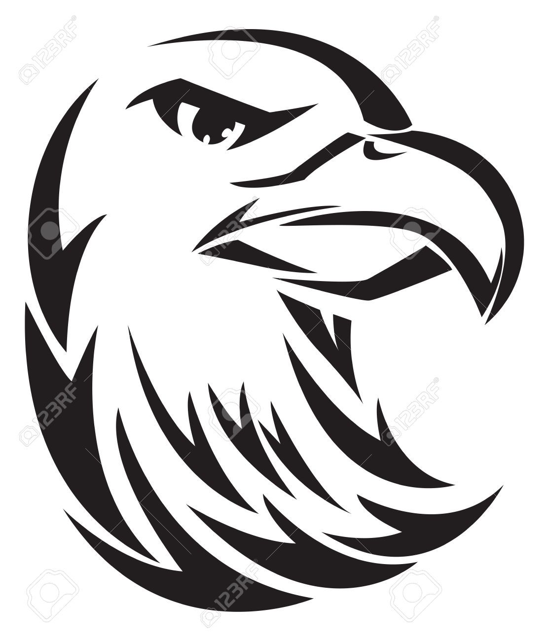 Hawk clipart tattoo. Pin on hawks dragons